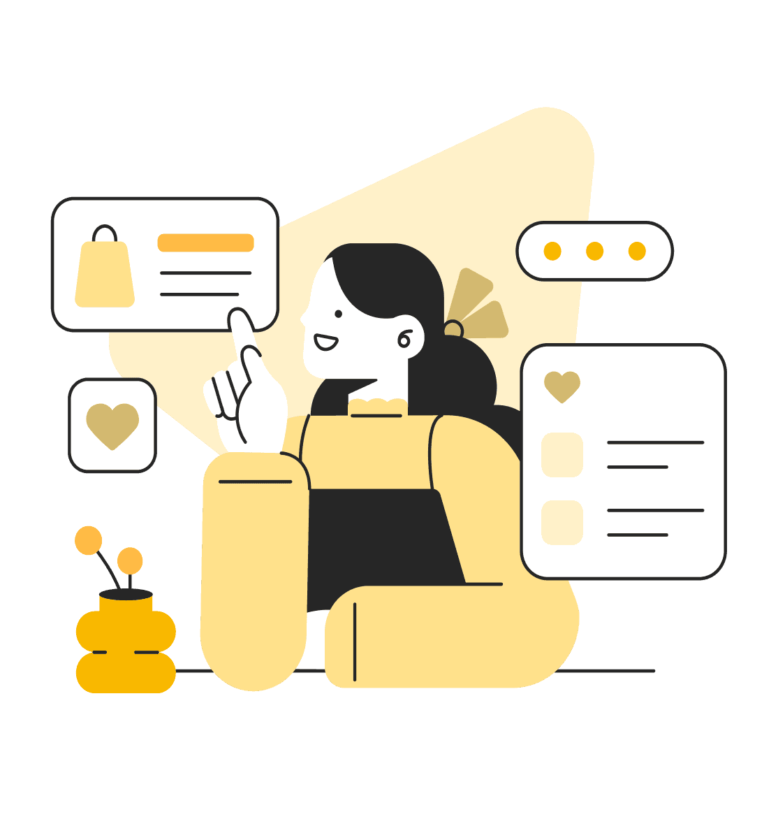 Illustration of modern software development