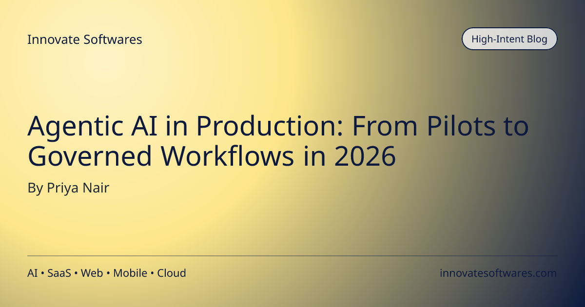 Agentic AI in Production: From Pilots to Governed Workflows in 2026 ...